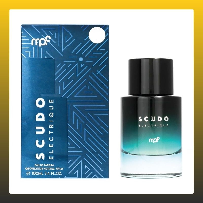 MPF My Perfumes Scudo Electrique EDP Eau de Parfum For Women and Men (Unisex), 100 mL Made in UAE