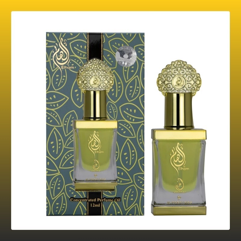 Arabiyat Elham Concentrated Perfume Oil For Women and Men (Unisex), 12ml Made in UAE