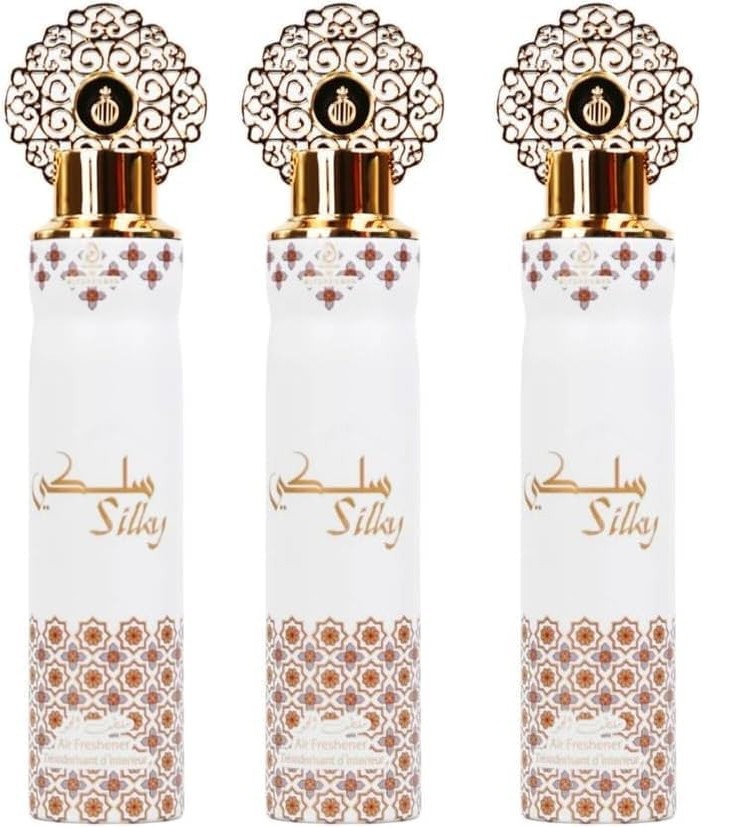 Arabiyat Silky Air Freshener, 300ml, Pack of 3 Made in UAE