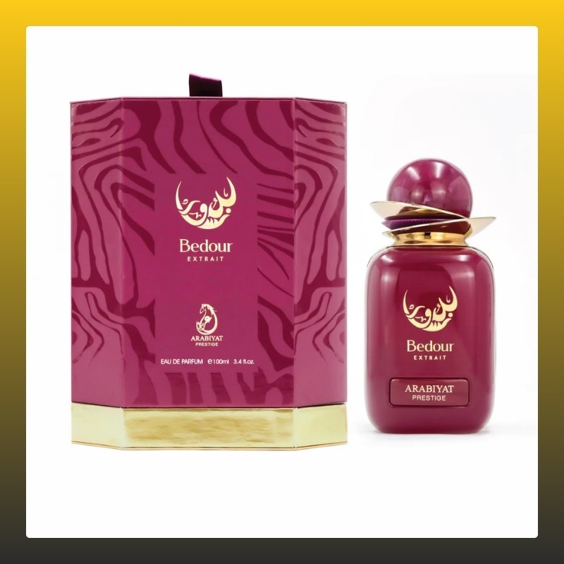 Arabiyat Prestige Bedour Extrait Eau de Parfum For Women, 100ml Made in UAE